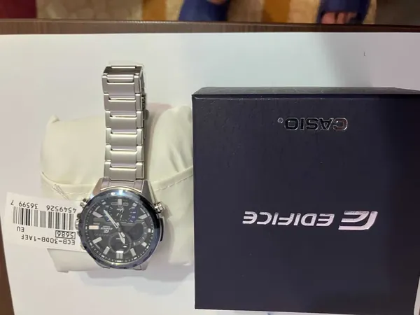 Casio Edifice ECB-30DB Bluetooth ECB-30DB-1AEF oțel stare nou