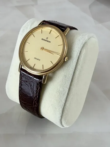 Romanson Dress Slim Gold Tone stare bun