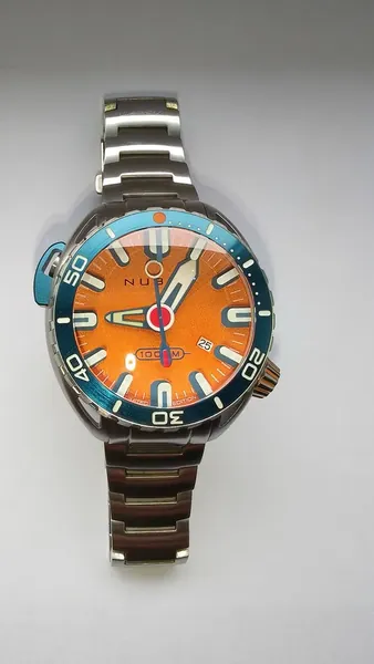 Nubeo Aluminaut Blaze Orange Limited Edition NB-6115-22 oțel stare bun