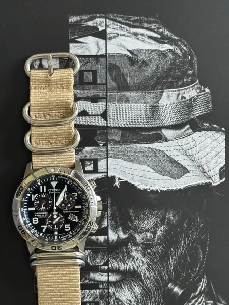 Citizen Eco-Drive Chronograph Alarm BL5250-02L titan stare bun