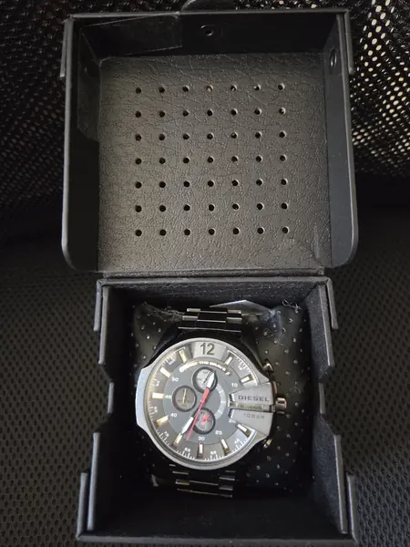Diesel Mega Chief Chronograph oțel stare bun