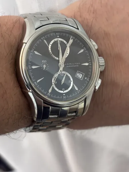 Hamilton Jazzmaster Chronograph oțel stare bun