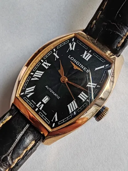 Longines Evidenza Aur roz 18k aur stare bun