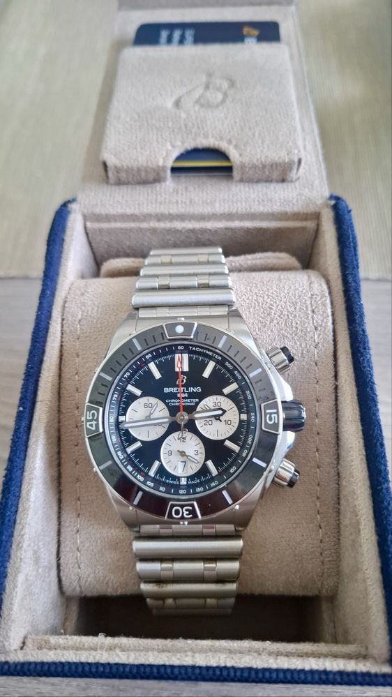 Breitling Super Chronomat B01 otel stare excelent