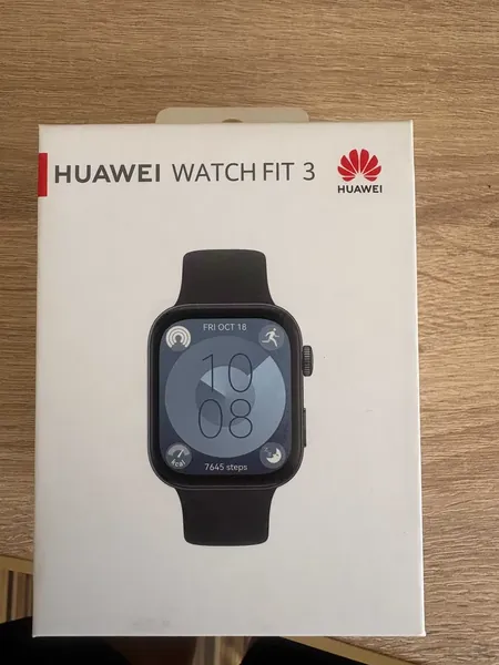 Huawei Watch Fit 3 Black alt material stare bun