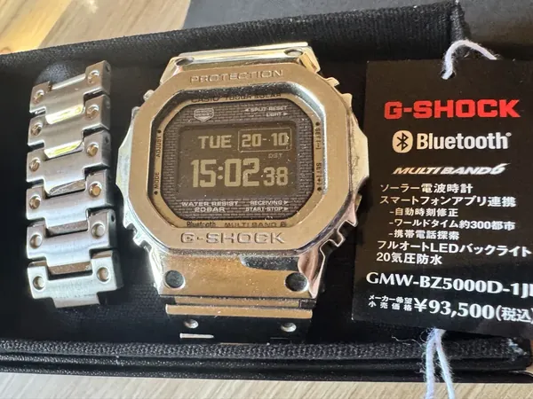 Casio G-Shock GMW-B5000 Full Metal Silver GMW-B5000D-1ER oțel stare bun
