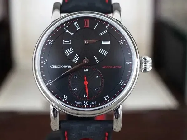 Chronoswiss Regulator Classic Rallye, ediție limitată CH-8723-BK-RALLYE oțel stare nou