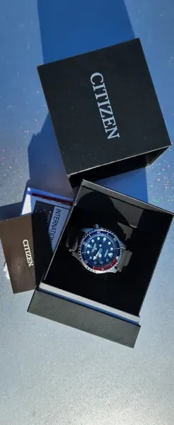Citizen Promaster Pepsi, cadran albastru oțel stare excelent
