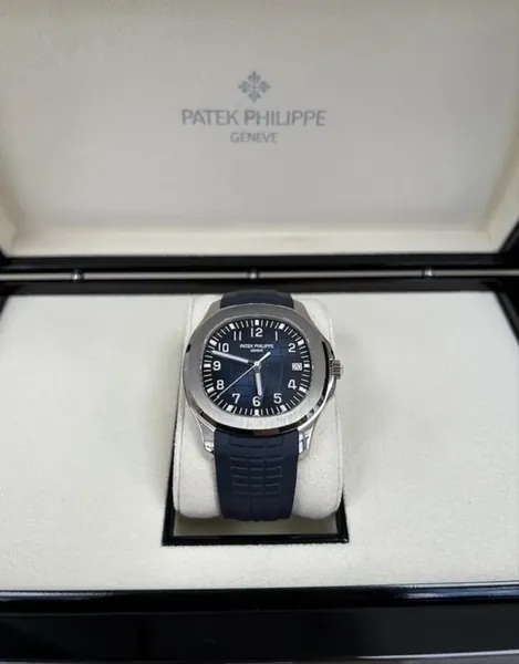 Patek Philippe Aquanaut 5168G, cadran albastru 5168- 001 aur stare nou