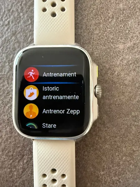 Amazfit Cheetah Square Curea bej aluminiu stare excelent
