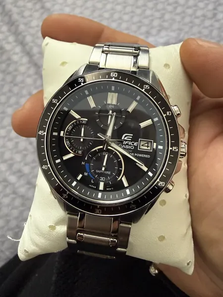 Casio Edifice Premium Solar, cadran negru EFS-S510D-1BVUEF oțel stare excelent