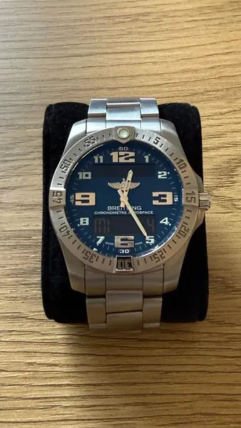Breitling Aerospace EVO, cadran albastru E79363101C1E1 titan stare excelent
