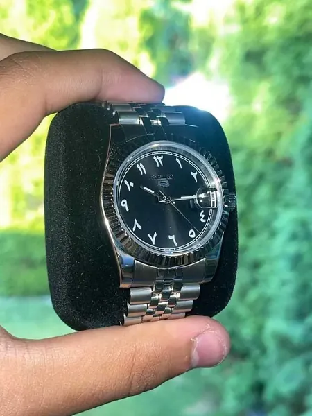 Seiko Bespoke Custom NH35 Arabic Dial oțel stare nou