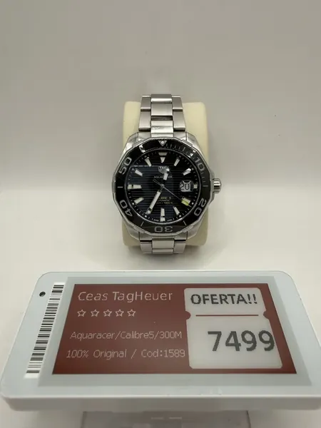 Tag Heuer Aquaracer Calibre 5 300M oțel stare bun