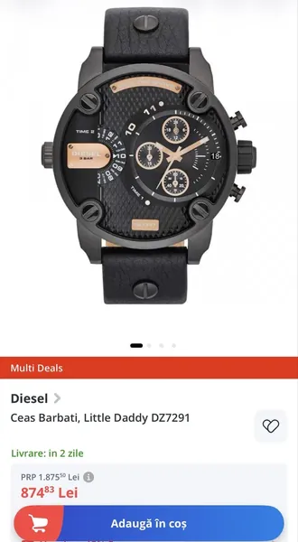 Diesel Little Daddy DZ7291 oțel stare bun