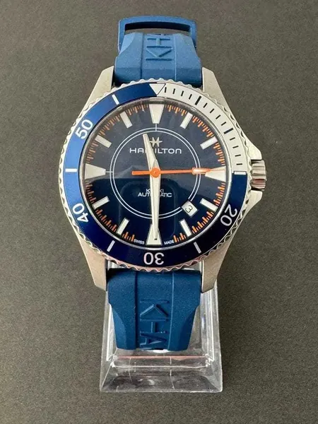 Hamilton Khaki Scuba Blue oțel stare bun