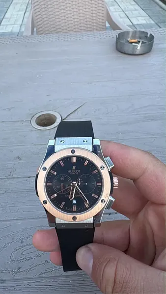 Hublot Classic Fusion Chronograph Titanium King Gold titan stare nou