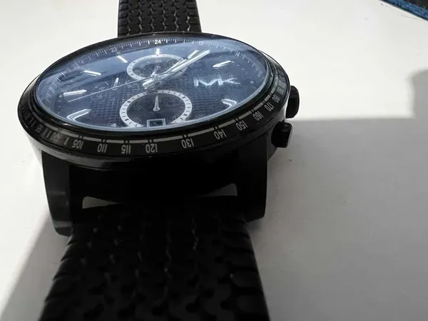 Michael Kors Chronograph Black Tachymeter MK8364 oțel stare bun