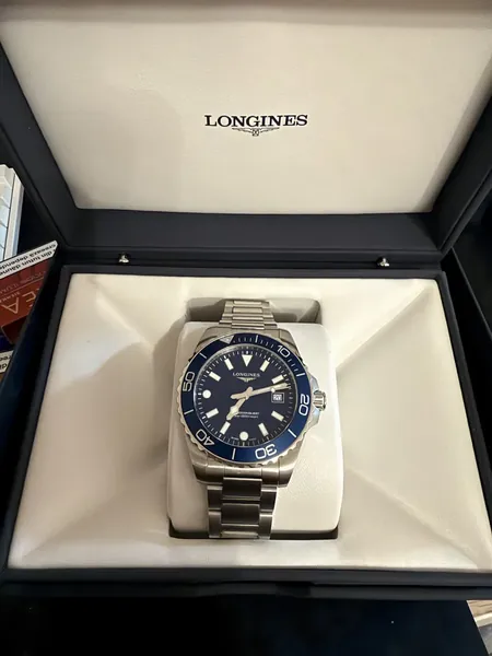 Longines HydroConquest Blue oțel stare excelent