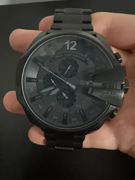 Diesel Mega Chief Chronograph All Black oțel stare nou