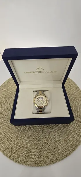 Christophe Duchamp Automatic Skeleton Two-Tone oțel stare bun