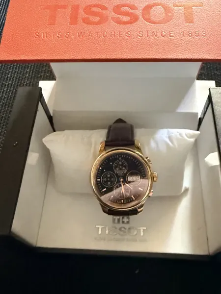 Tissot Le Locle Chronograph Valjoux 7750 oțel stare bun