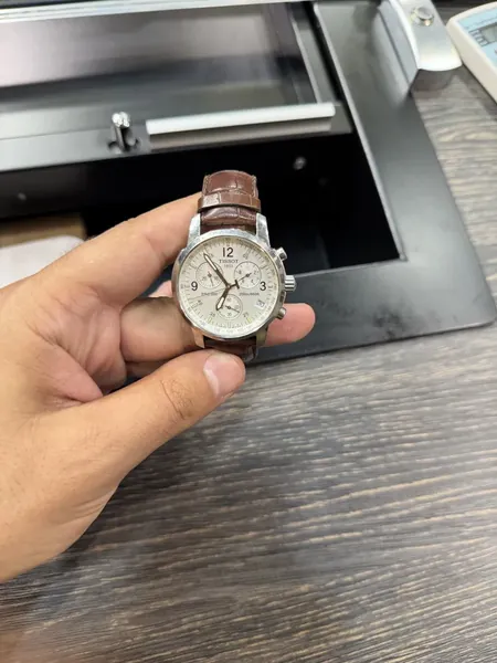 Tissot PRC 200 Chronograph oțel stare bun