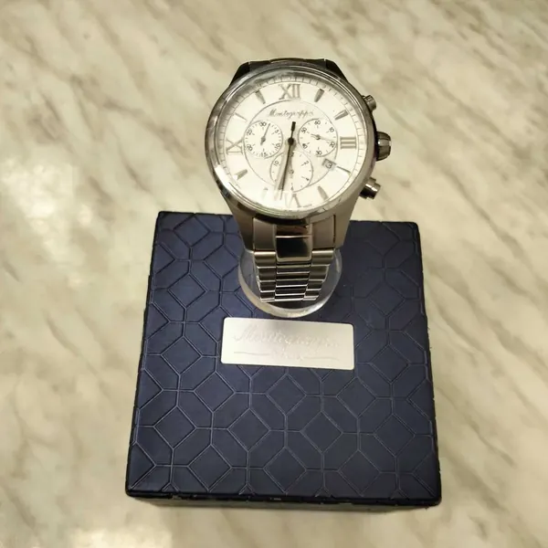 Montegrappa Fortuna Chronograph oțel stare bun