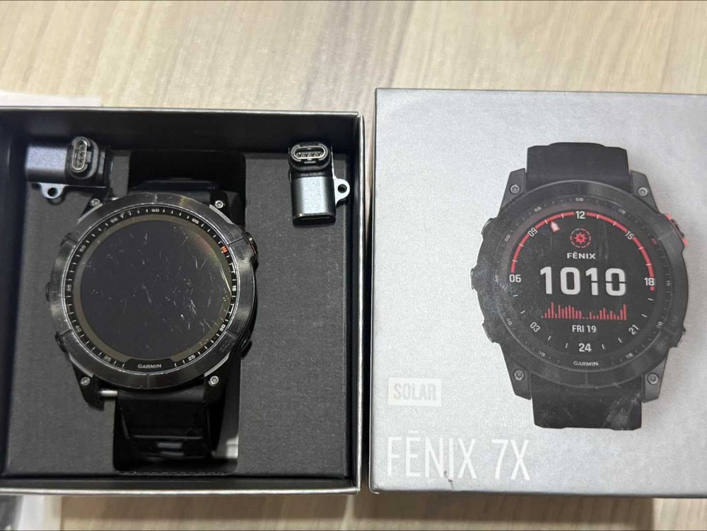Garmin Fenix 7X Solar stare bun