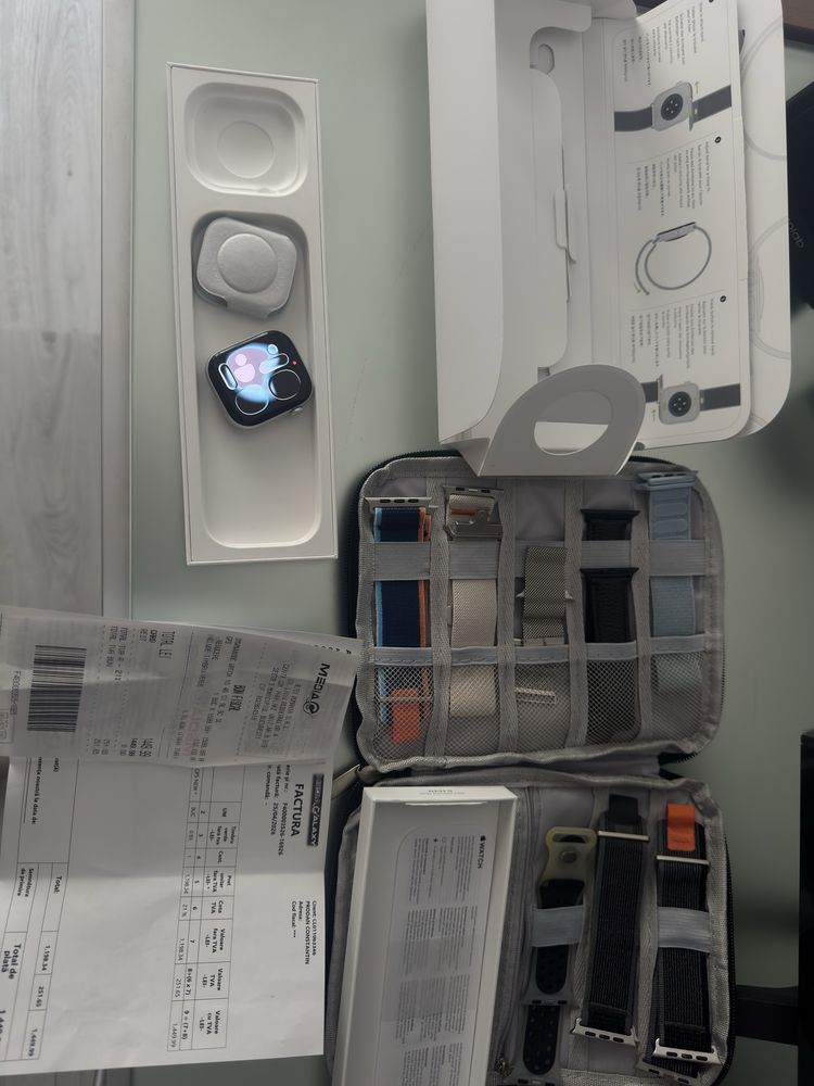 Apple Watch Series 10 46mm Silver aluminiu stare excelent