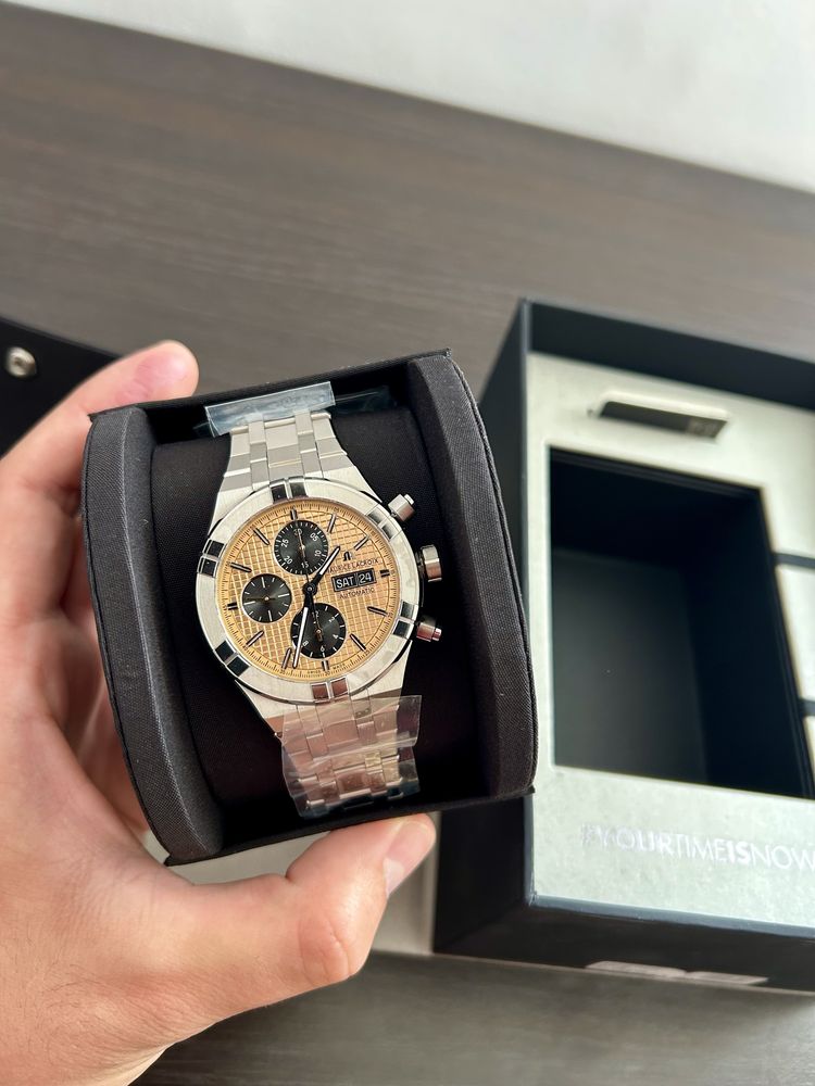 Maurice Lacroix AIKON Automatic Chronograph AI6038-TT032-530-1 titan stare nou