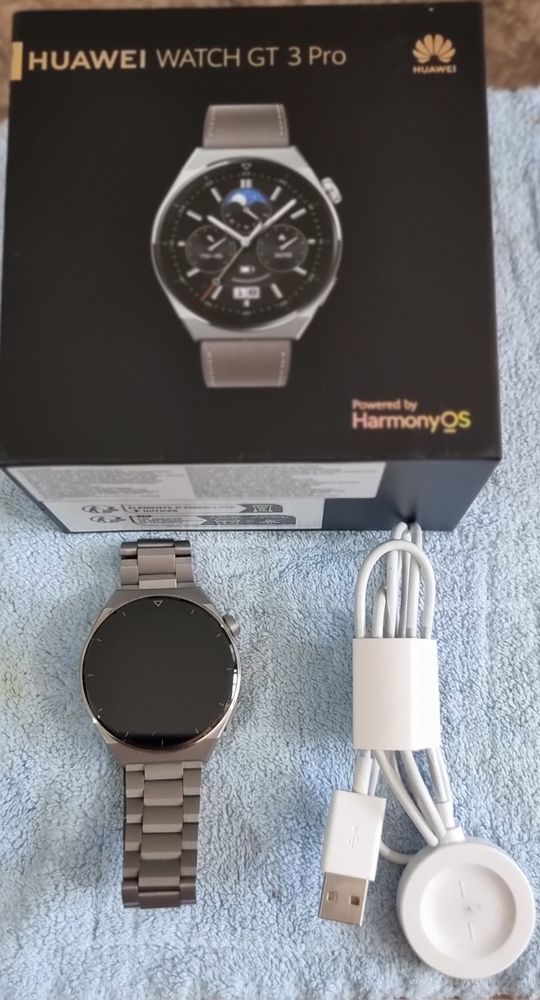 Huawei Watch GT 3 Pro (titanium bracelet) titan stare excelent