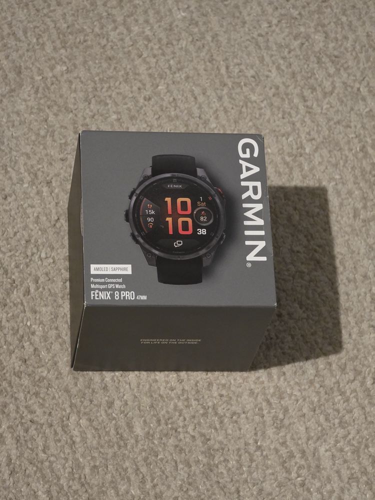 Garmin Fenix 8 Pro 47mm Titan DLC LTE titan stare nou