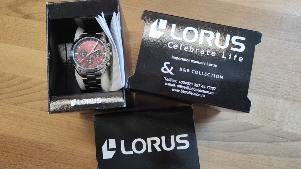 Lorus Sports Chronograph RT337HX9 RT337HX9 otel stare excelent