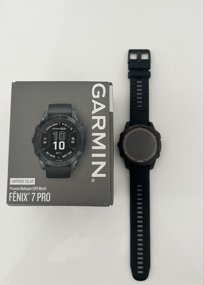 Garmin Fenix 7 Pro Sapphire Solar titan stare bun