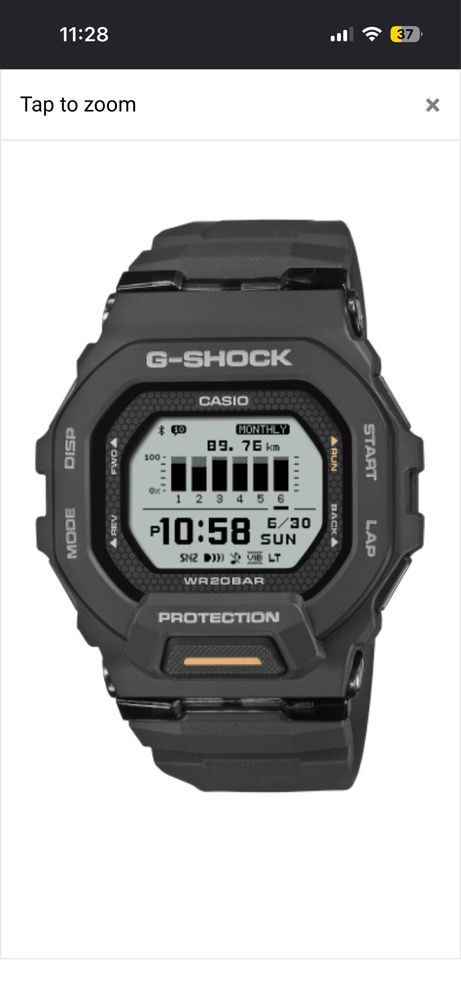 Casio G-Shock GBD-200 plastic stare bun
