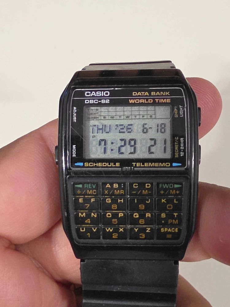 Casio DBC-62 DBC-62 plastic stare bun