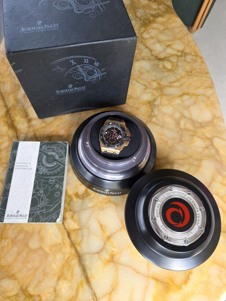 Audemars Piguet Royal Oak Offshore Alinghi Team Limited Edition 26062OR.OO.A002CA.01 aur stare excelent
