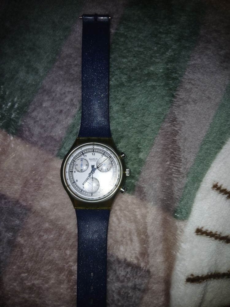Swatch Chronograph plastic stare acceptabil