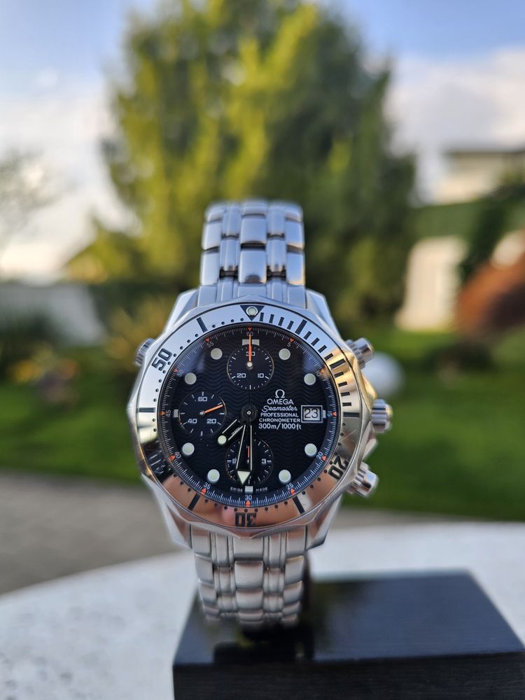 Omega Seamaster 300 Chronograph otel stare bun