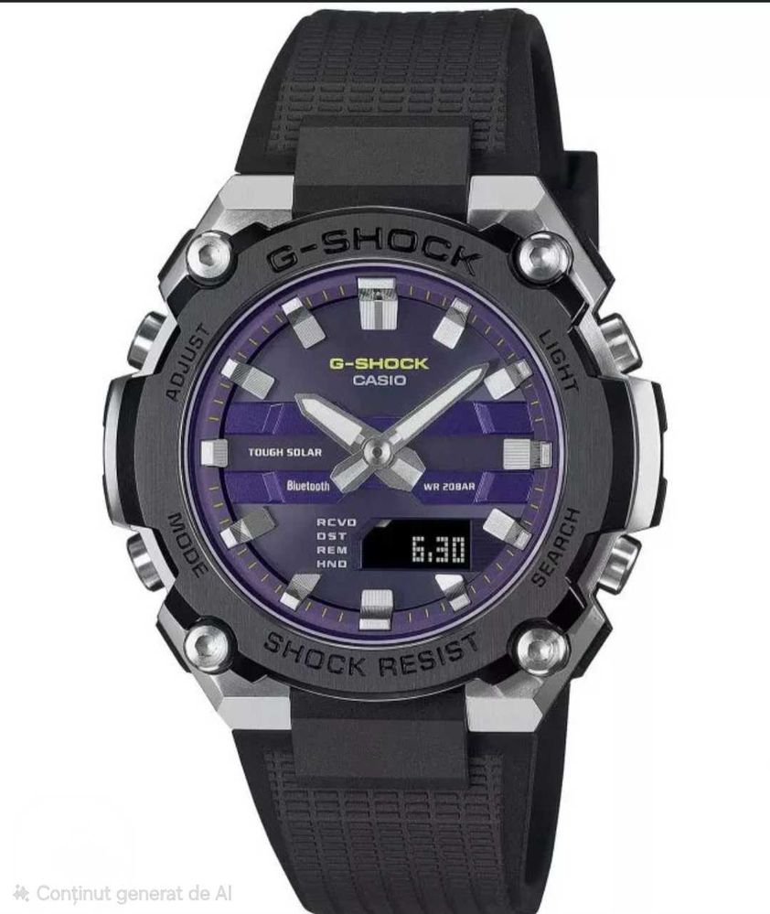 Casio G-Shock GST-B600 Black Rubber GST-B600 otel stare nou
