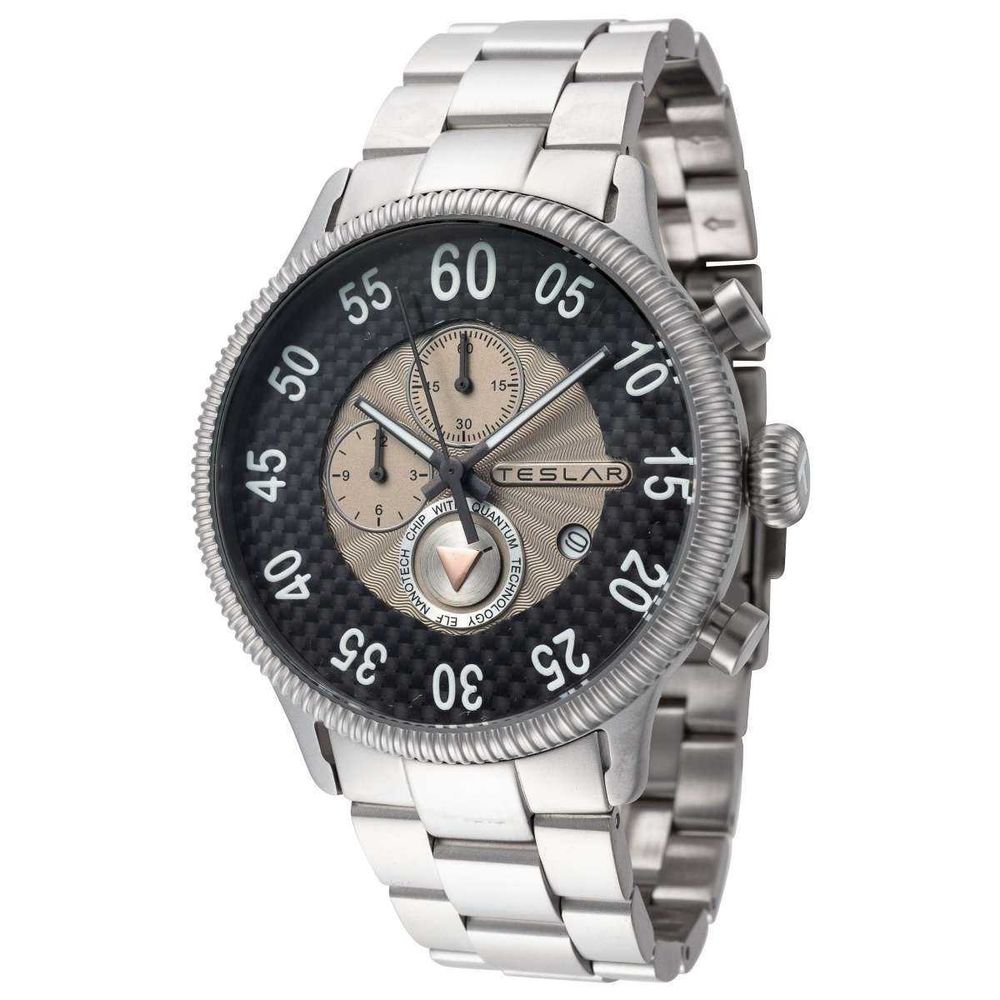 Teslar T-4 Chronograph Date TW-034 otel stare nou