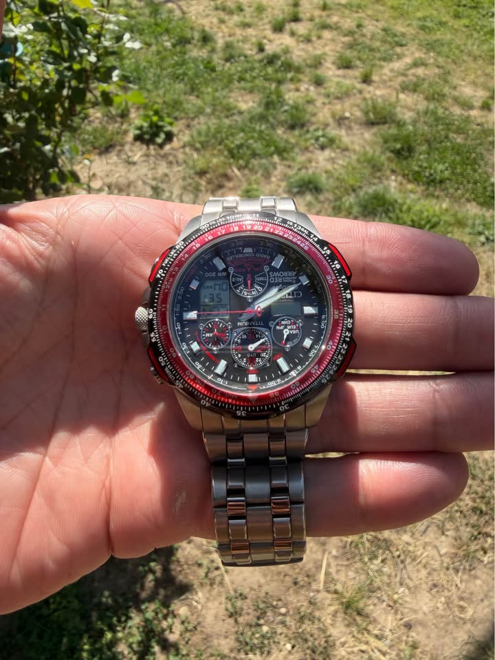 Citizen Red Arrows Eco-Drive Titanium titan stare excelent