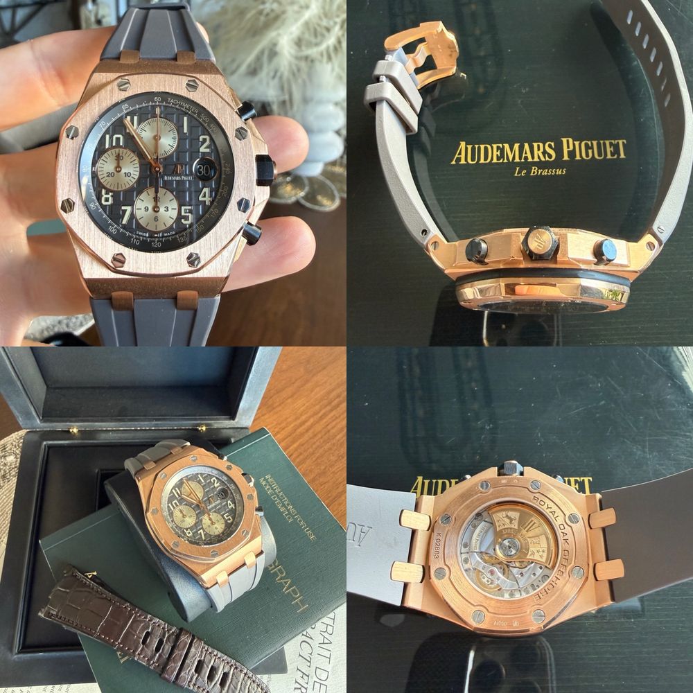 Audemars Piguet Royal Oak Offshore Chronograph Rose Gold aur stare bun