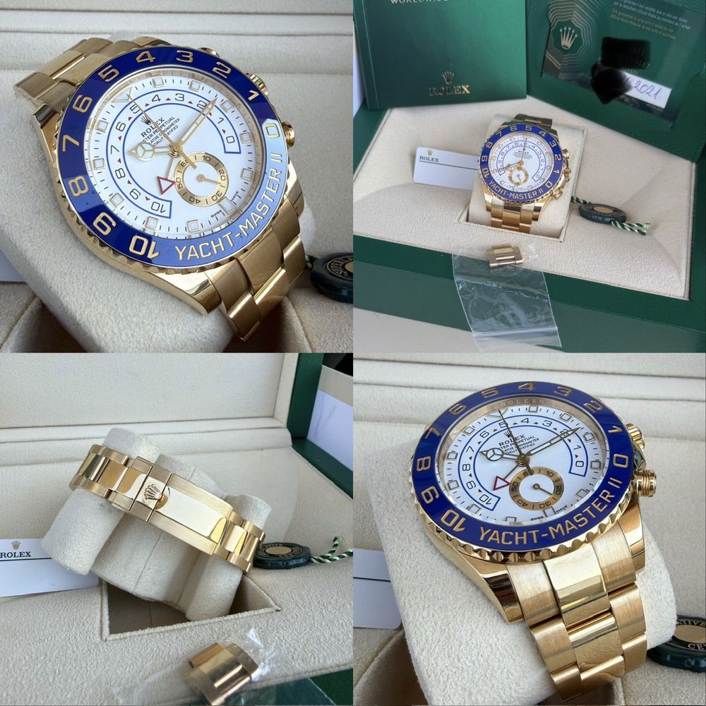Rolex Yacht-Master II 18k Yellow Gold aur stare bun