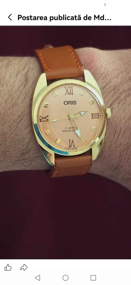 Oris Mecanic Vintage 1960-1970 otel stare excelent