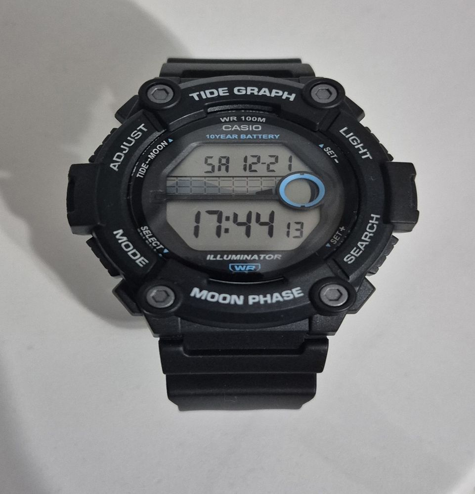 Casio Tide Graph WS-1300H WS-1300H plastic stare nou