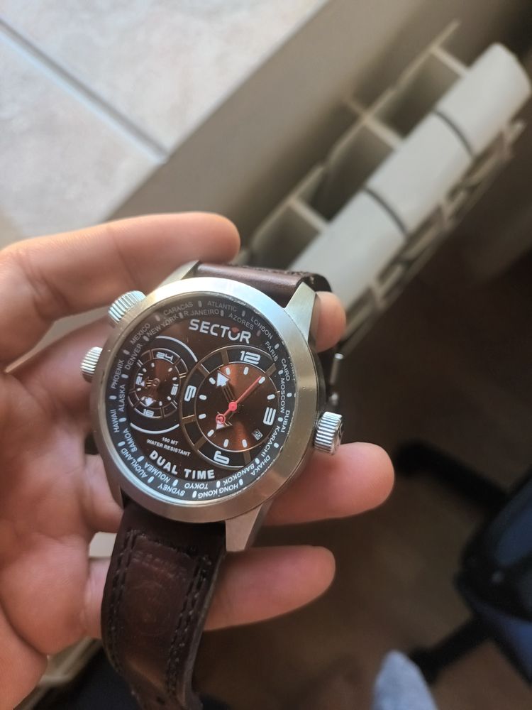 Sector Oversize Dual Time R3251102055 otel stare bun