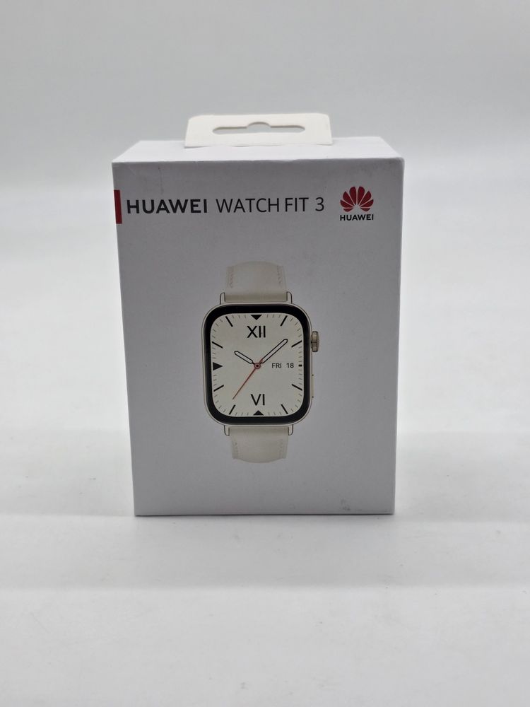 Huawei Watch Fit 3 White Leather Strap aluminiu stare nou
