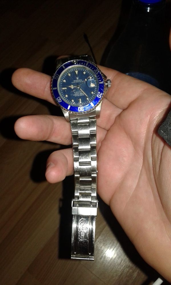 Rolex Submariner Date Blue otel stare bun